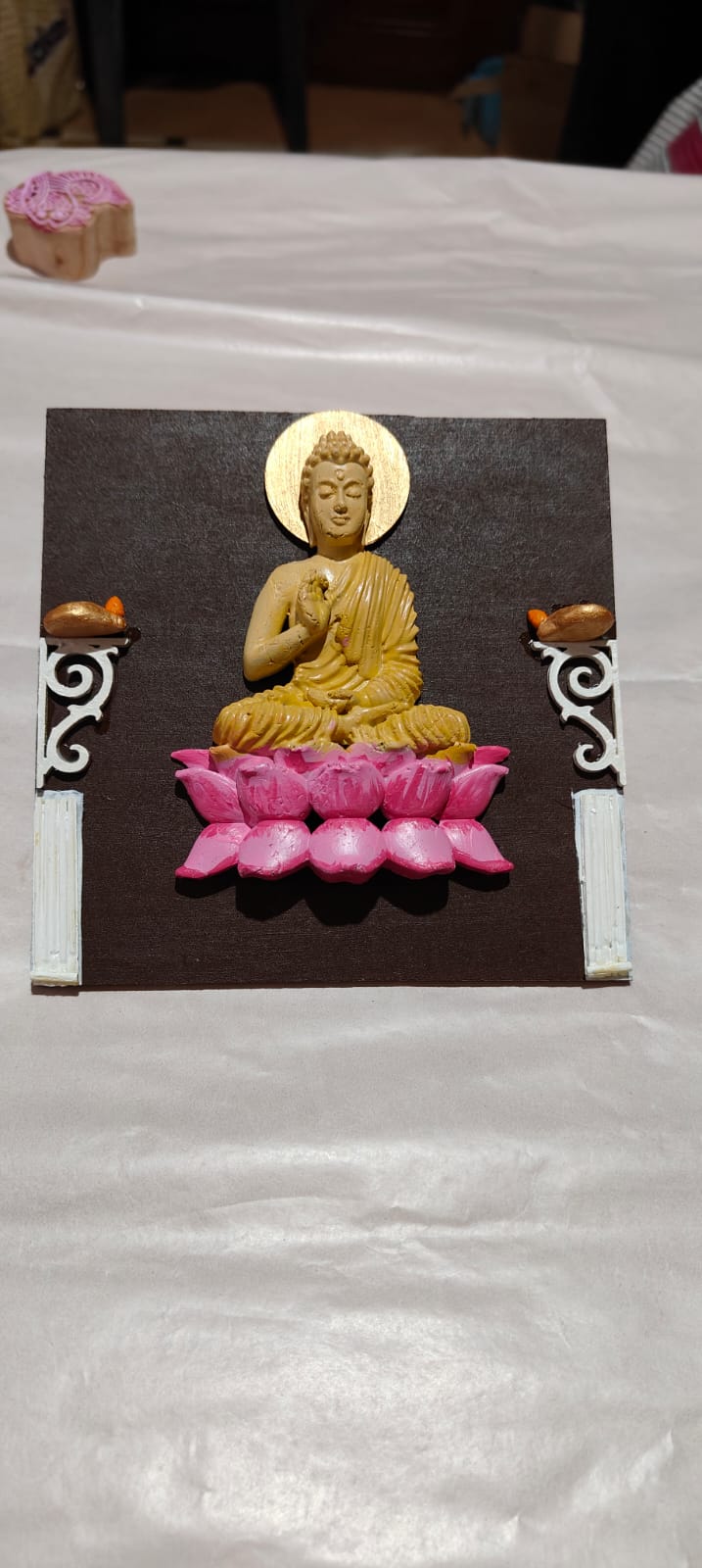Buddha (Clay) On MDF Board